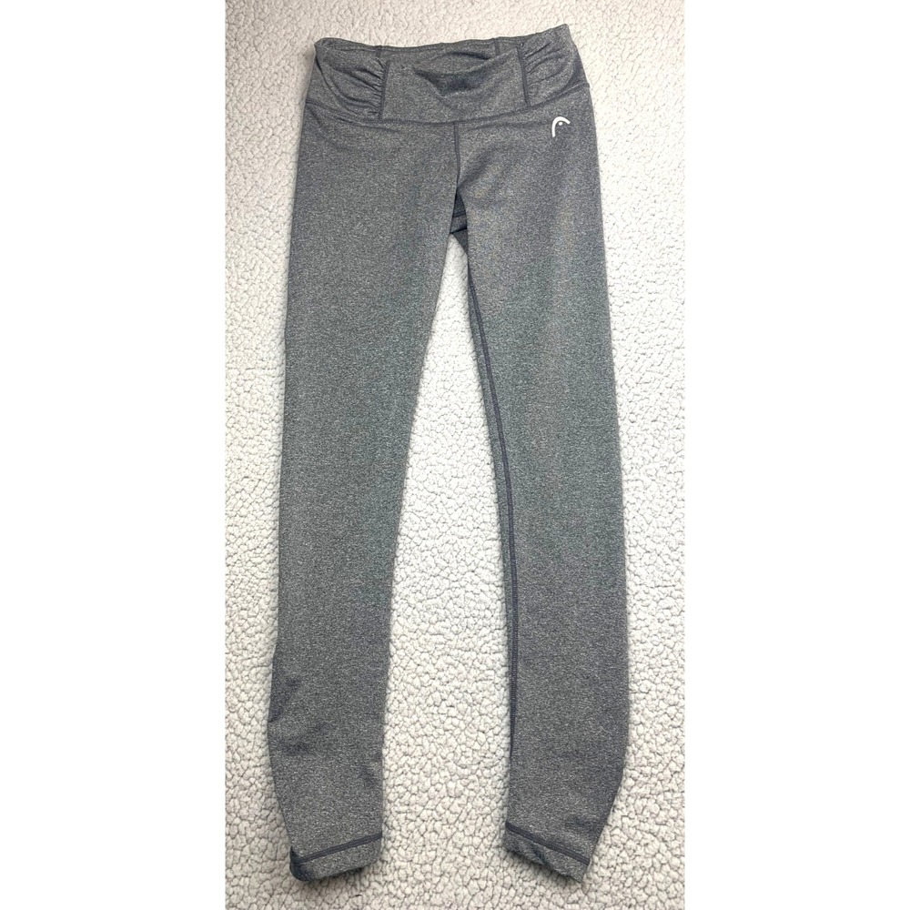Head Hypertek Women's Gray Leggings Small High Rise‎ Stretch Athletic